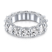 Ring Woman in Silver Cubic Zirconia VASWR14